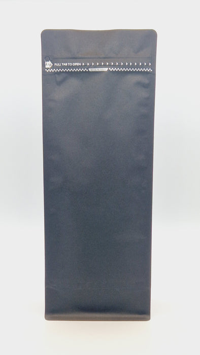 BLACK Kraft, grip seal 'I'm GREEN'Flat Bottom Bag