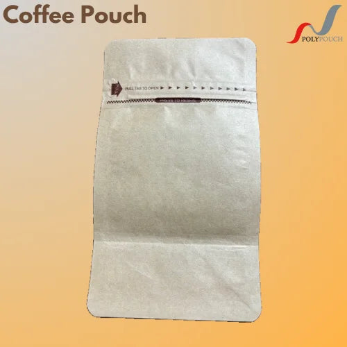 n zip coffee pouch with no valve showing the rip n zip side of the pouch.