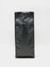 Recyclable, resealable flat bottom coffee pouch with side gusset and a one way valve.