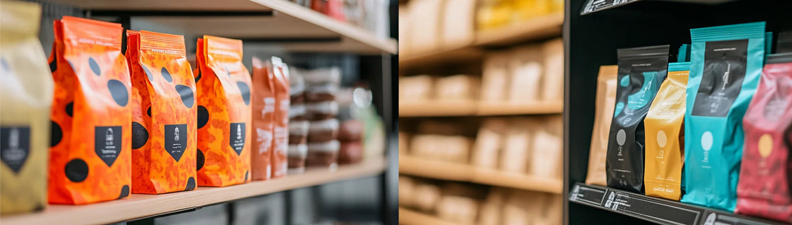 Matt Black Resealable Foil Stand Up Pouch banner