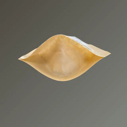 Clear Front Brown Kraft Back Resealable Stand Up Pouch