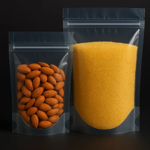 Clear Recyclable Resealable Stand Up Pouch