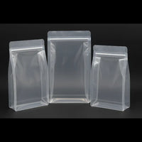 Clear Resealable Flat Bottom Pouch