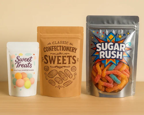 Complete Range of Pouch Types and Features for Your Sweet Products